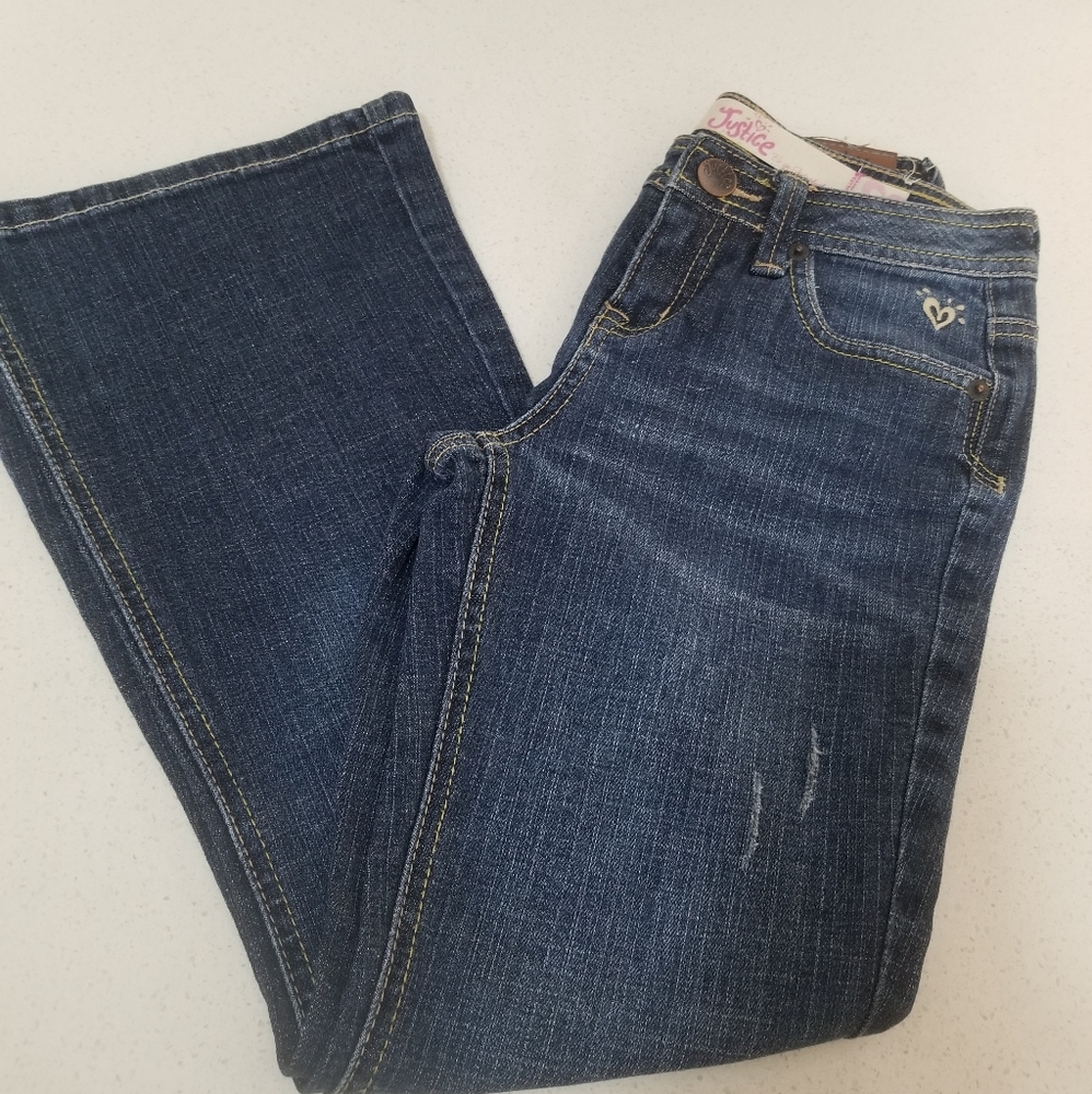 Justice Girls Jeans Size 8